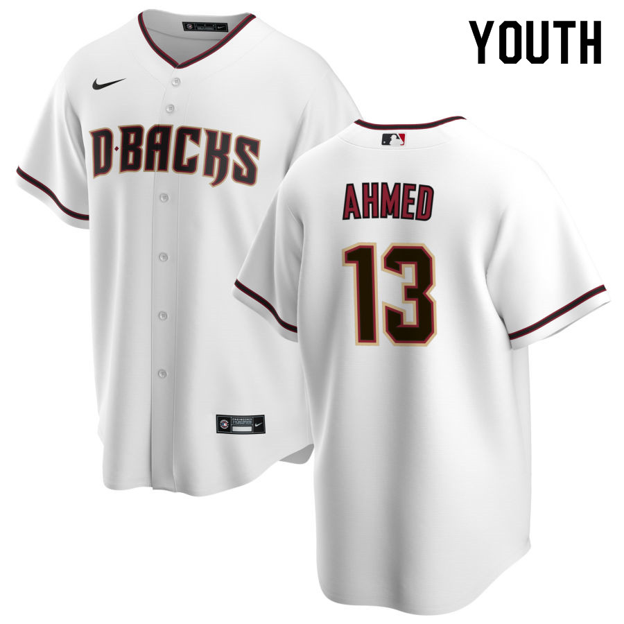 Nike Youth #13 Nick Ahmed Arizona Diamondbacks Baseball Jerseys Sale-White
